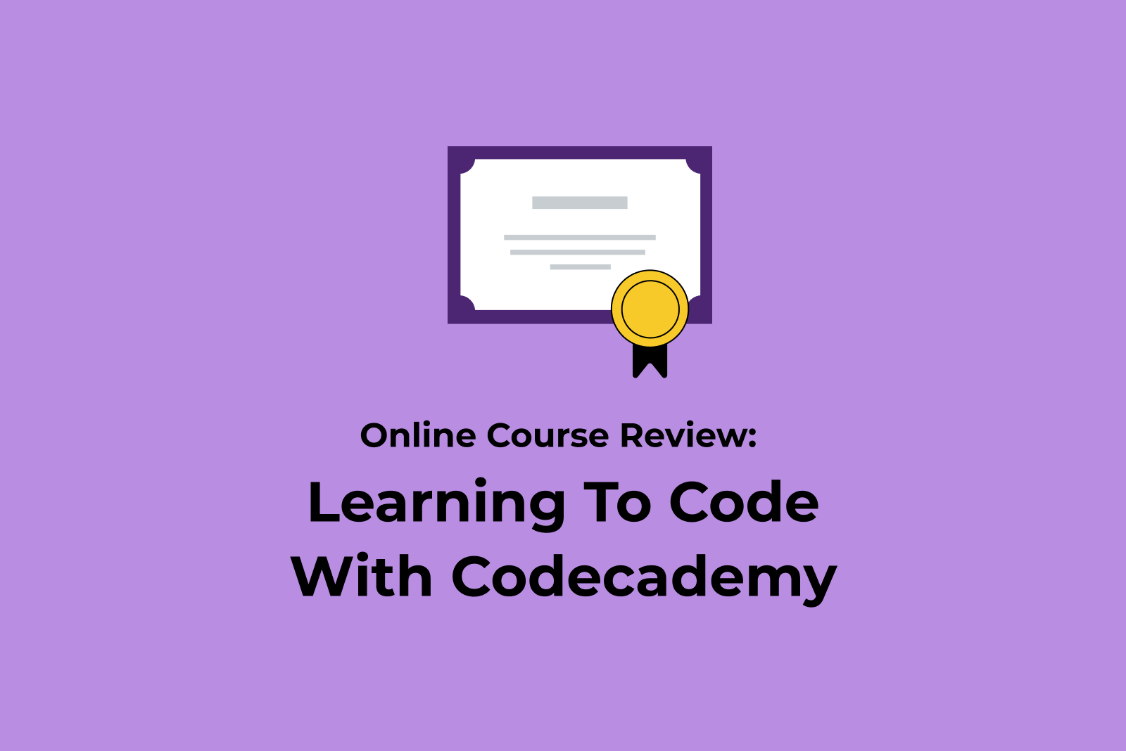 Online Course Review: Learning to Code with Codecademy