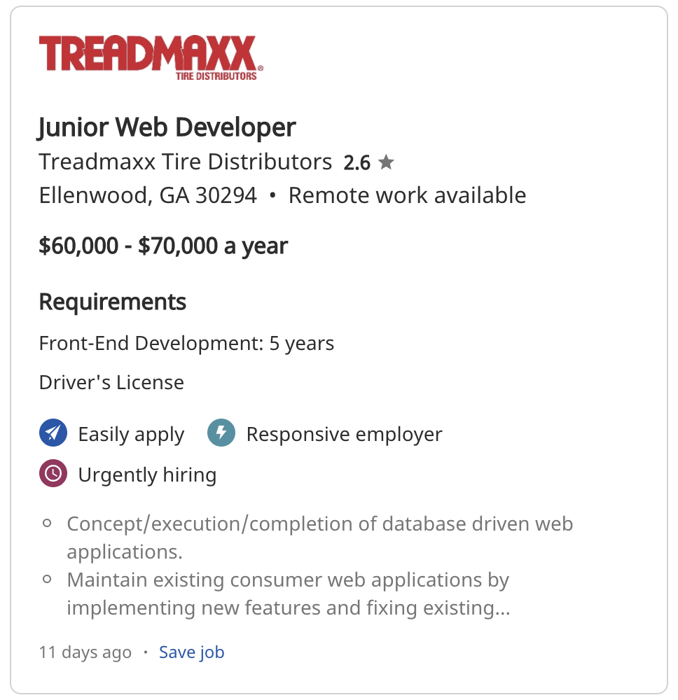 find an entry-level job in tech
