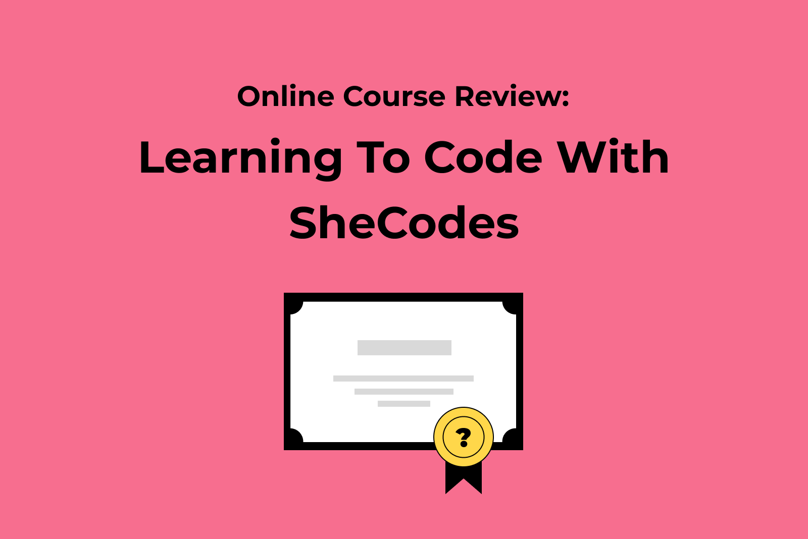 Learning To Code With SheCodes